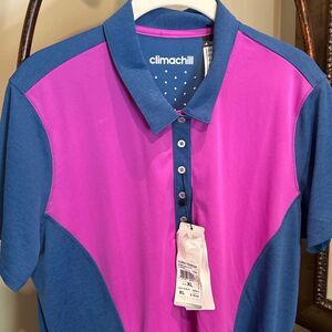ADIDAS  Color block  Woman’s Polo NWT